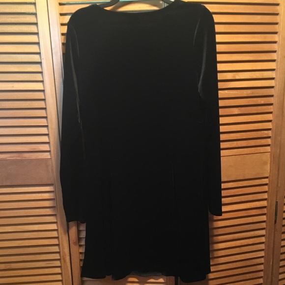 Mission Black Velour Stretchy Dress - Picture 6 of 8